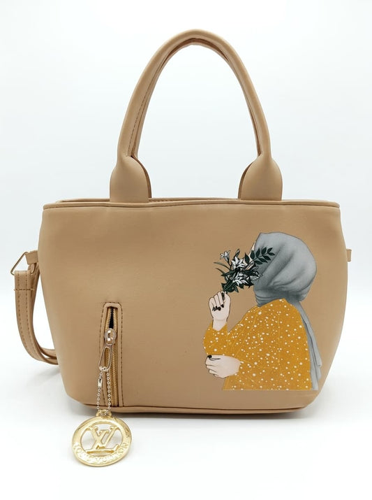 Printed Hijabi Embose Bag