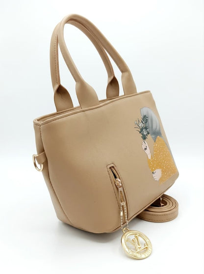 Printed Hijabi Embose Bag