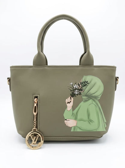 Printed Hijabi Embose Bag