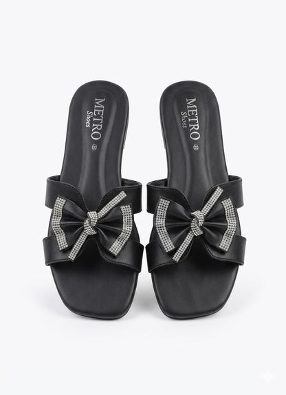Black Casual Women Slipper BZ05