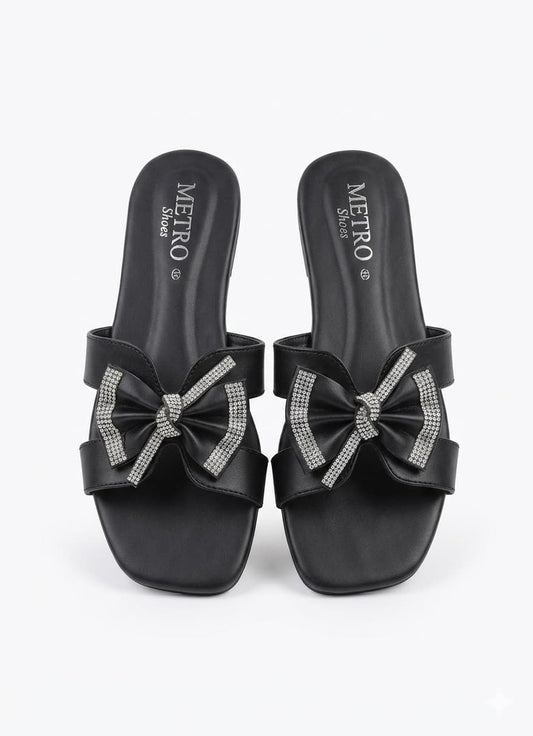 Black Casual Women Slipper BZ05