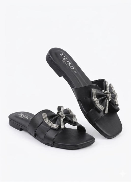 Black Casual Women Slipper BZ05