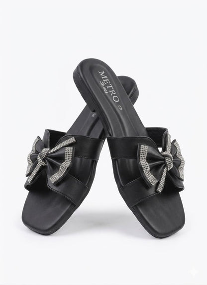 Black Casual Women Slipper BZ05