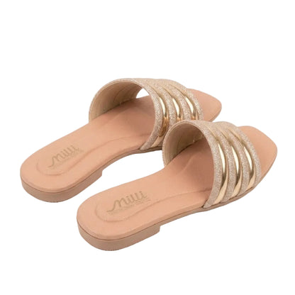 Premium Crystel Casual Women Slipper BZ106
