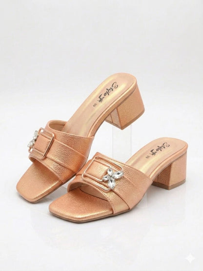 Premium Simple Soft Casual Women Sandel BZ1004 Peach